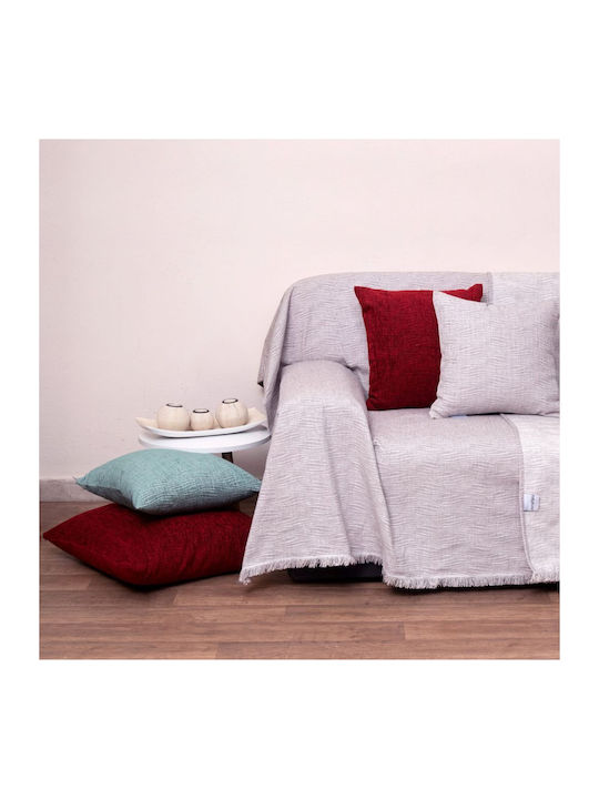 Anna Riska 1449 Ριχτάρι Πολυθρόνας Δύο 'Οψεων Chenille 180x150εκ. Grey 1449 431473