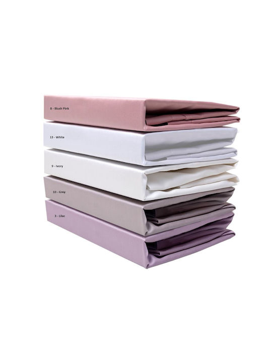 Anna Riska Luxury Coverlet Single Cotton Satin 8 Blush Pink 160x240cm