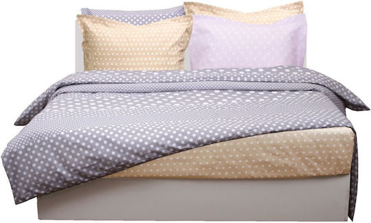 Anna Riska Bettbezug Baumwolle Einzelbett 160x240 Mix & Match Dots 82