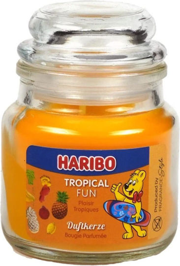 Haribo Aromatic Candle in Jar with Tropical Fun Scent 85g