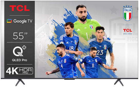 TCL Smart Τηλεόραση 55" 4K UHD QLED C61 HDR (2024) 55C61B