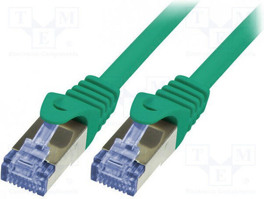 LogiLink U/UTP Cat.6a (Gigabit) Cablu De Rețea Ethernet 0.25m Verde