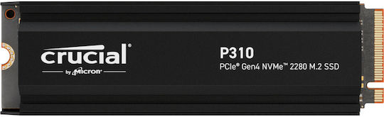 Crucial P310 SSD 4TB M.2 Type with PCI Express 4.0 Connection and Heatsink CT4000P310SSD5