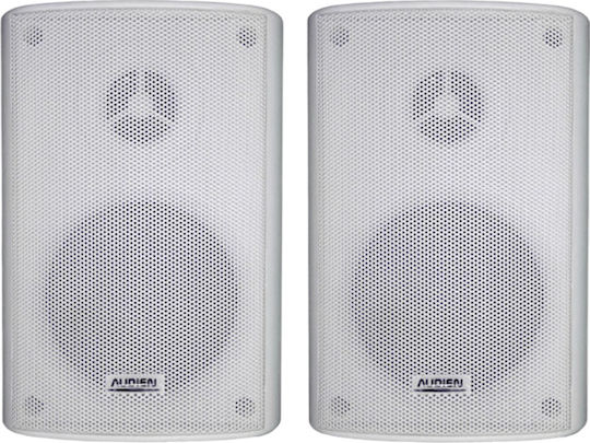 KAL Electronics Παθητικό Επιτοίχιο Ηχείο 40W με Bluetooth (Τεμάχιο) 10.6x10.6x15.3εκ. Λευκό