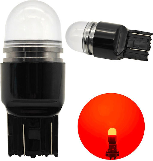 W21/5w Led Bulb 7443 12v 900lm Canbus Red