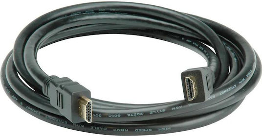 Value Cabluri HDMI 2.1 Ultra High Speed 48Gbps 4K 120Hz HDR VRR HDMI De Sex Masculin - HDMI De Sex Masculin 10m Negru