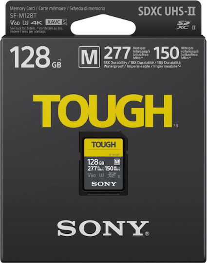 Sony SFM128T/T1 SDXC 128GB U3 V60 UHS-II 300MB/s