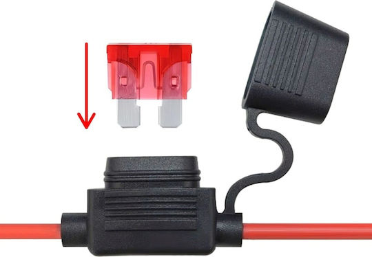 Fuse Socket 14 Awg Cable Universal Sealed High Current