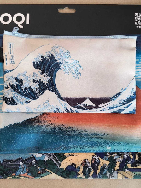 Loqi Hokusai Kulturbeutel Set 3 Stück