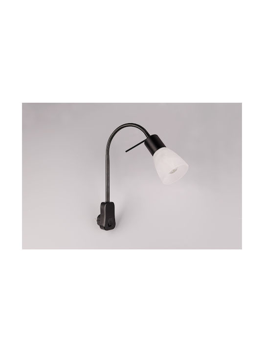 Trio Lighting Levisto Single Spot with Socket E14 in Black Color
