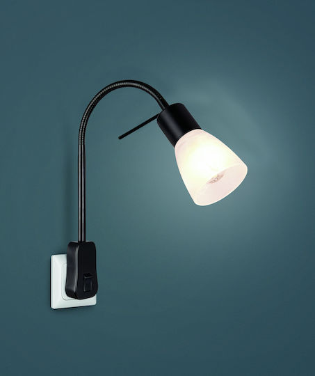 Trio Lighting Levisto Μονό Σποτ με Ντουί E14 σε Μαύρο Χρώμα