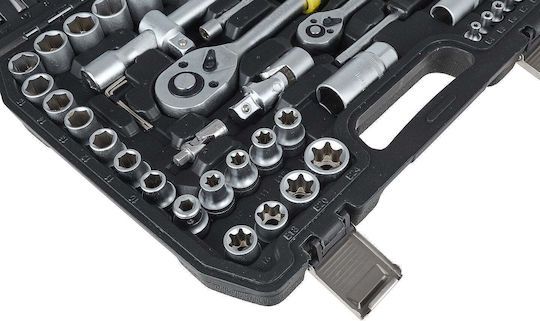 Geko Set Ratchet 1\4" & 1\2" 108pcs