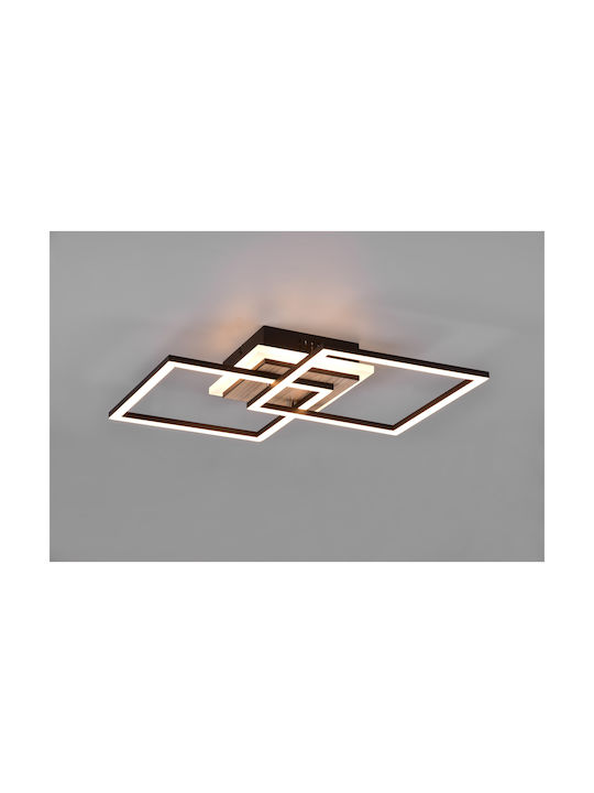 Trio Lighting Πλαφονιέρα 57.5εκ. LED με Τηλεχειριστήριο