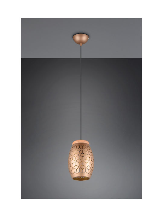 Trio Lighting Pendant Light Brown with Socket E27 15x150cm