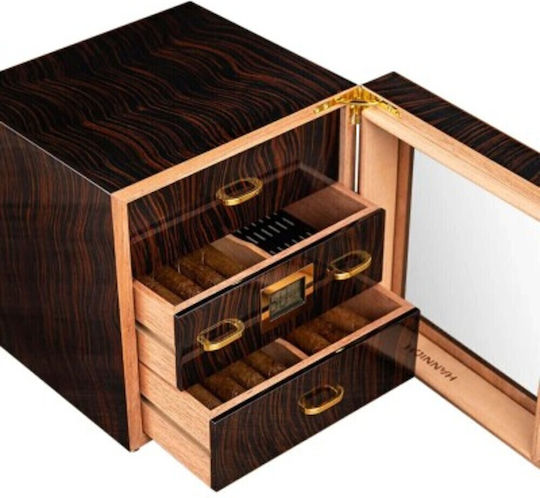 Sikarlan Holz Befeuchter für Zigarren 24cmx24cmx24cmcm.
