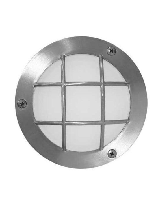 Adeleq Επιτοίχια Χελώνα Εξωτερική LED IP54 2.4W με Ψυχρό Λευκό Φως
