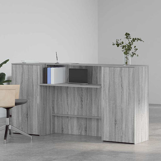 vidaXL Офис Рецепция с Размери Д200xШ50xВ103.5см