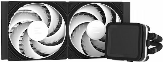 Zalman ALPHA2 DS A24 BL Wasserkühlsysteme AIO CPU mit 2 Lüfterabmessung 120mm und RGB Beleuchtung