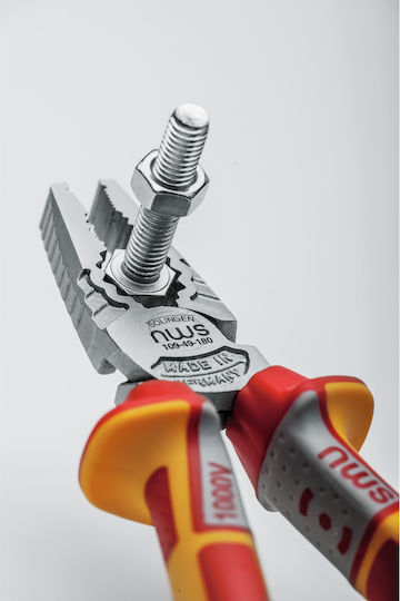 NWS Combimax Plier Electrician Length 165mm 109-49-VDE-205