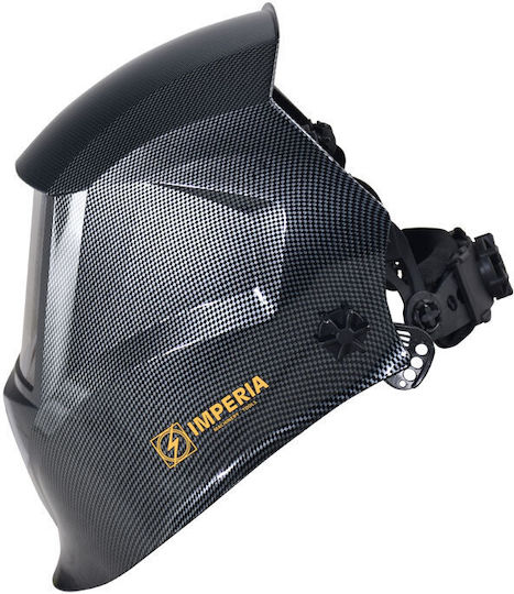 Imperia Welding Helmet with 100x73mm Visual Field Black