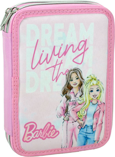 Gim Pencil Case Full with 2 Compartments Pink