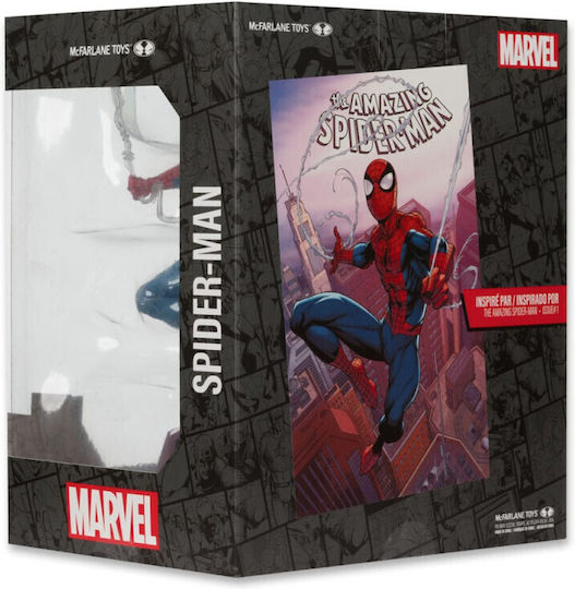 Marvel Колекция Spider-man Amazing Spiderman №1 От Todd Mcfarlane 1/10 Фигура Статуя 17см