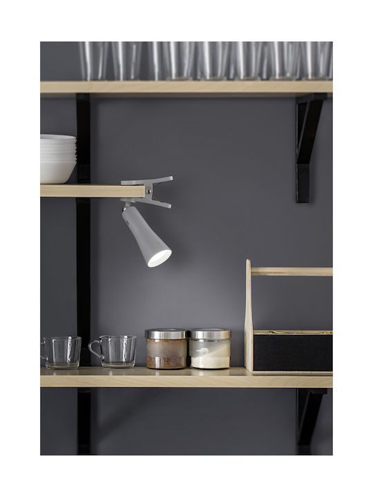 Trio Lighting Maxi LED Φωτιστικό Γραφείου σε Γκρι Χρώμα
