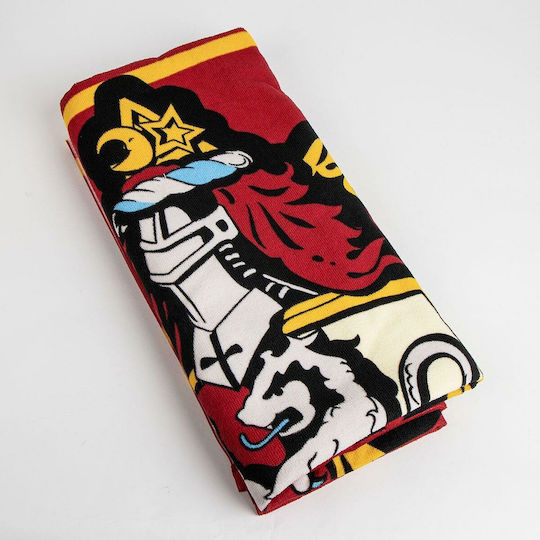 Harry-Potter-Strandtuch Rot 90 x 180 cm
