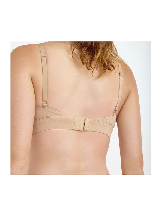 Organic Basics Hazelnut Core Triangle Bralette Ob120002-hazelnut