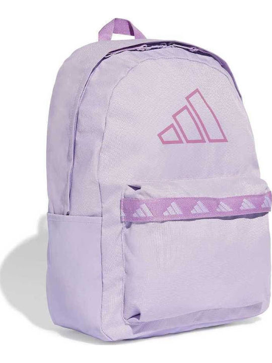 adidas Classic School Bag Backpack Purple