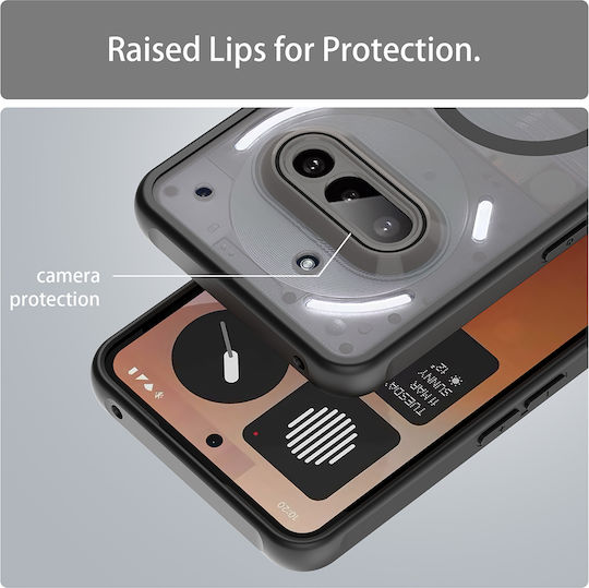 Techsuit Back Cover Plastic Negru (Nothing Phone (3a))