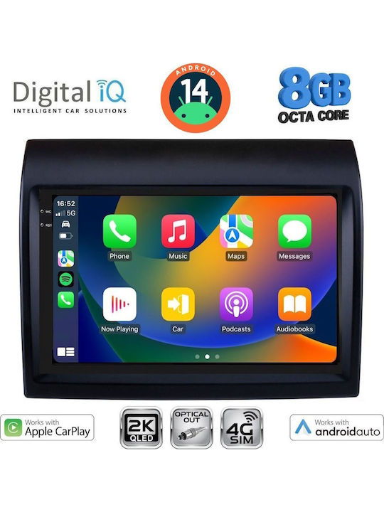 Digital IQ Автомобилна Аудио Система (Блутут/USB/WiFi/GPS/Apple-Carplay/Android-Auto) с Тъчскрийн 9"