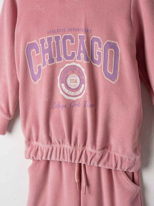 Kinder Trainingsanzüge Mit Bluse Rosa 2 Stück Chicago