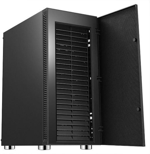 Evolveo Silens S1 Midi-Turm Computergehäuse Schwarz