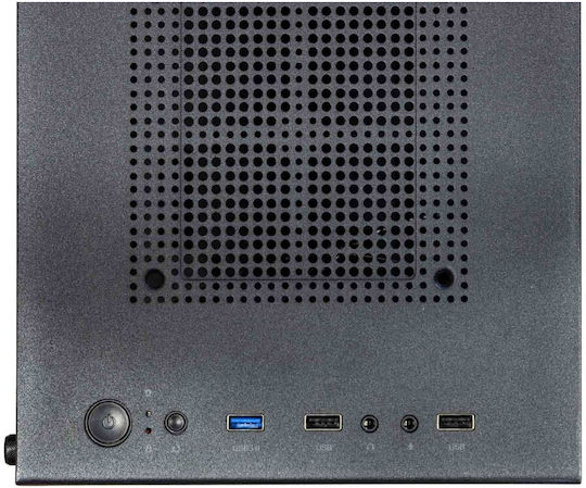 Evolveo M4 Gaming Midi Tower Κουτί Υπολογιστή με Πλαϊνό Παράθυρο Μαύρο