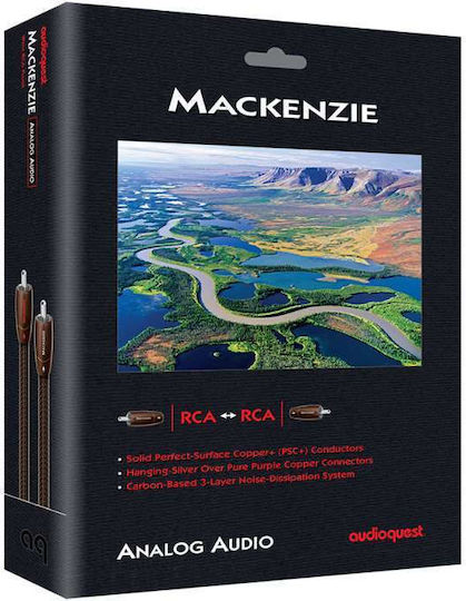 Audioquest Mackenzie Cable RCA male - RCA male 1m