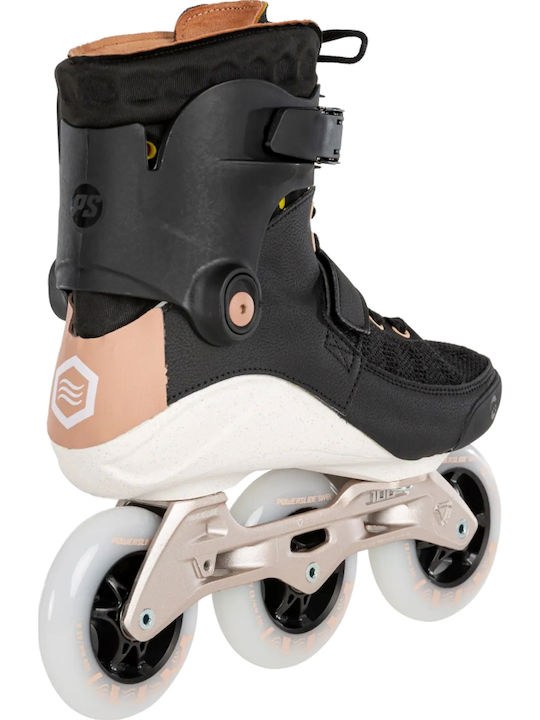 Athlopaidia Adult/Kids Adjustable Inline Rollers Black 2 in 1