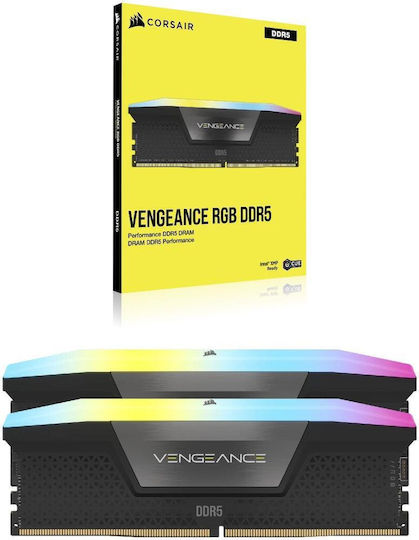 Corsair Vengeance RGB DDR5 RAM με 2x16GB Modules και Ταχύτητα 7000 για Desktop