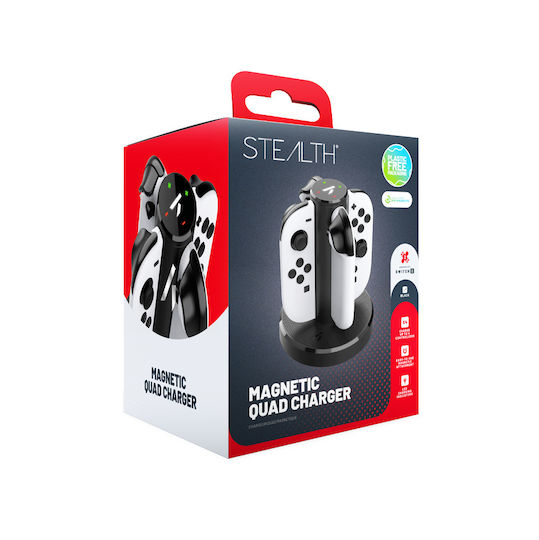 Stealth Βάση για 4 χειριστήρια Switch 2 Μαύρη