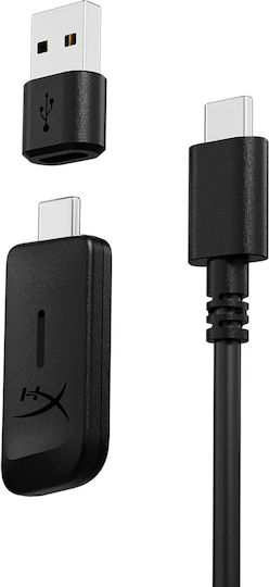 HyperX Cloud III S Безжичен Надушници Геймърски слушалки с връзка Bluetooth / USB Black/Red за Nintendo Switch / PC / PS5 / PS4