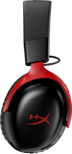 HyperX Cloud III S Безжичен Надушници Геймърски слушалки с връзка Bluetooth / USB Black/Red за Nintendo Switch / PC / PS5 / PS4