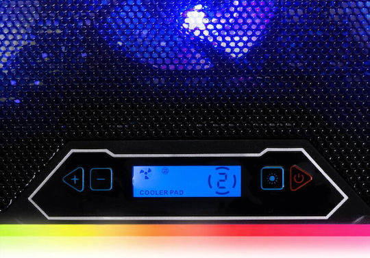 Evolveo Ania 9 Cooling Pad for Laptop up to 17" with 6 Fans and Lighting
