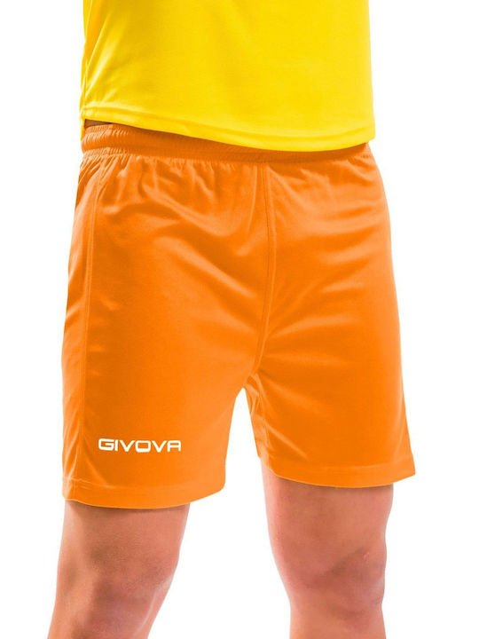 Givova One Αθλητική Ανδρική Βερμούδα Πορτοκαλί