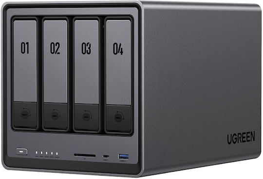 Ugreen DXP4800 Plus NAS Turn cu 4 sloturi pentru HDD/SSD și 2