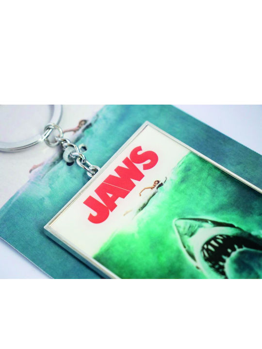 Jaws Metallischer Schlüsselanhänger 7,5x0,5x17,5cm