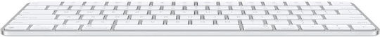 Apple Magic Безжична Bluetooth Клавиатура Английски (Великобритания) Съвместима с Mac Устройства Бяла
