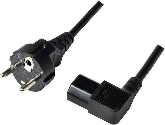 LogiLink IEC C13 - Schuko Kabel 5m Schwarz (CP119)