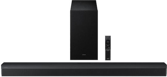 Samsung HW-B750F Soundbar 5.1 Bluetooth και HDMI με Ασύρματο Subwoofer και Τηλεχειριστήριο Μαύρο