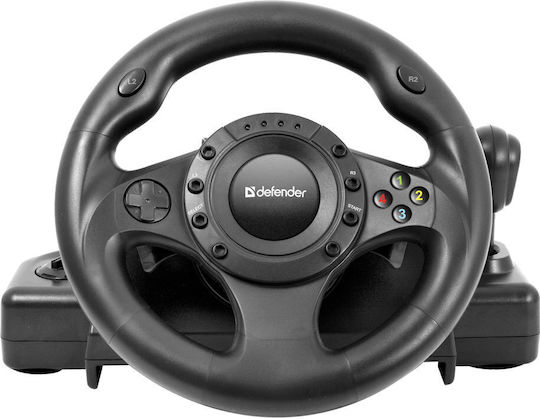 Defender Forsage Drift GT Lenkrad mit Gangschaltung und Pedalen für PC / PS3 mit 270° Drehung