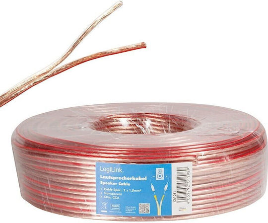 LogiLink Lautsprecherkabel Unterminiert 50m (CA1081)